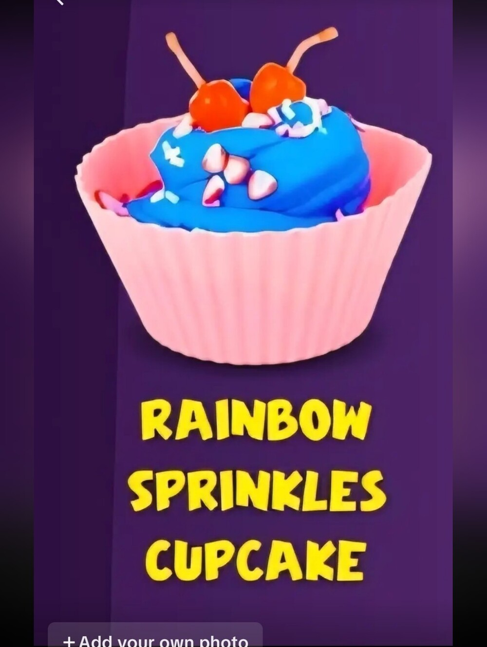 Ooey Gooey Slime Surprise Rainbow Sprinkles Cupcake